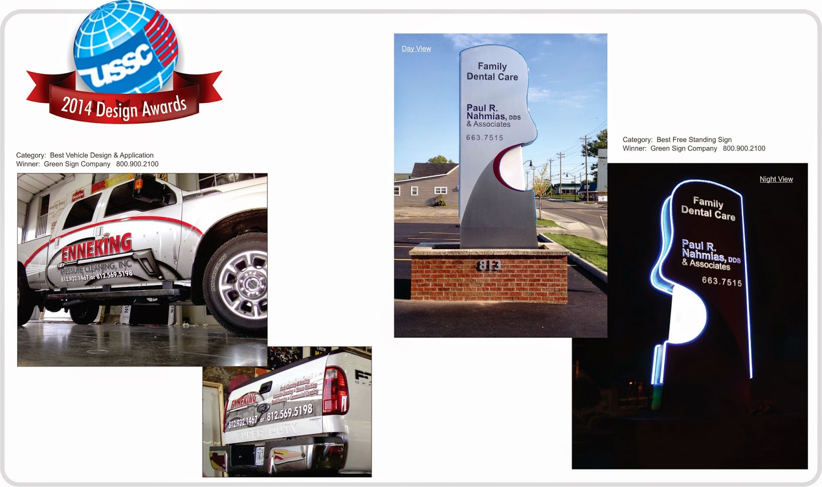 2014 Award Winning Designs Green Signs wins USSC 2014 Design constest