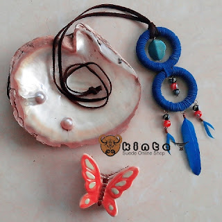 kalung unik, kalung etnik, kalung batu, stone necklace, stones necklace, Peacock necklace, Kinteshop