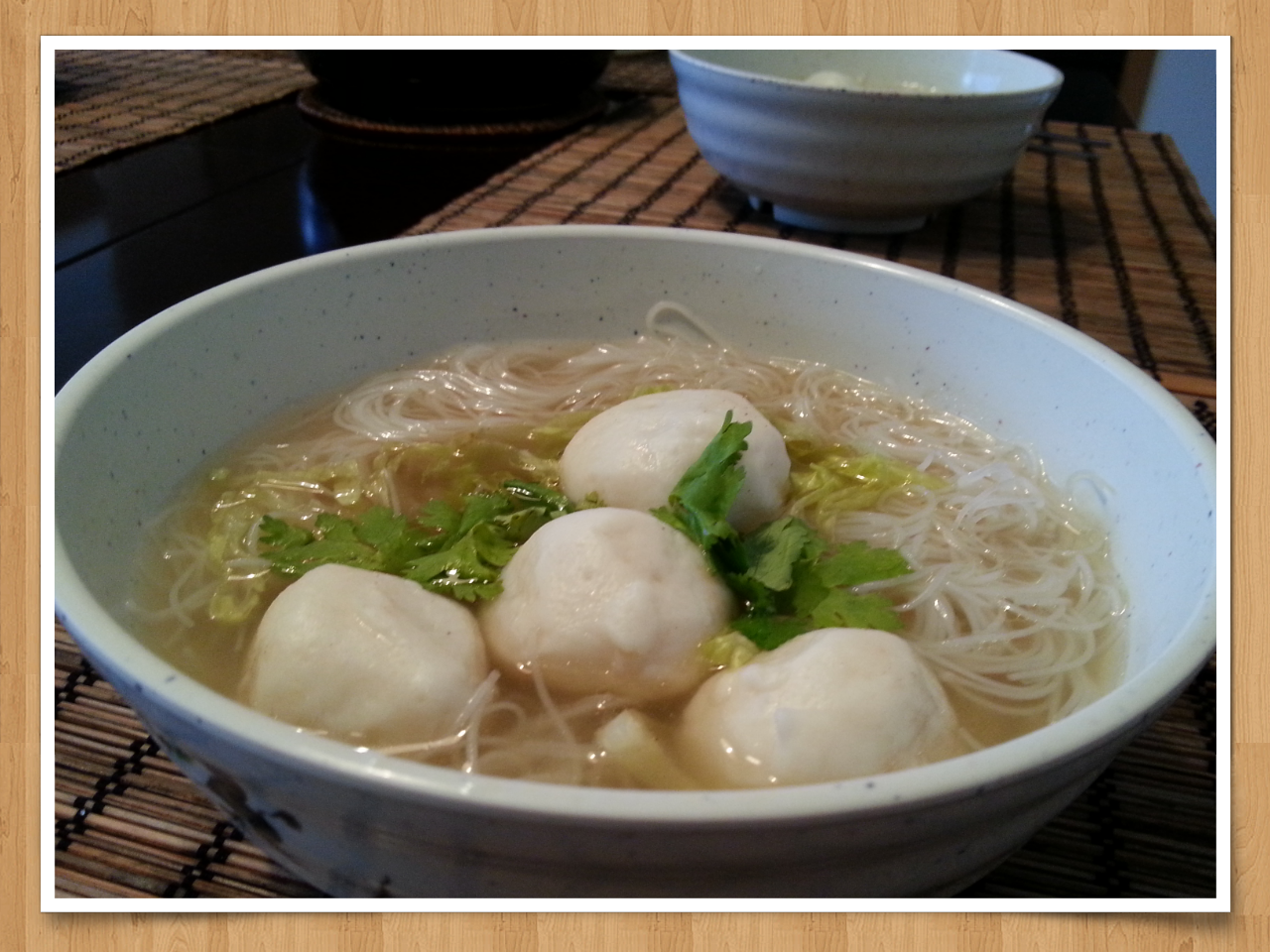 Hani's Kitchen Fish Ball Noodle Soup