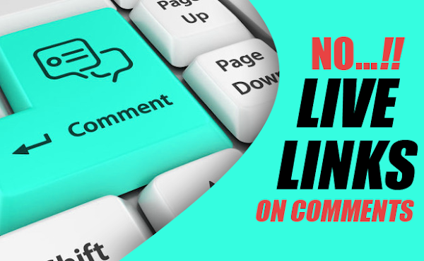 Membuat Link Aktif pada Komentar Menjadi Teks Biasa