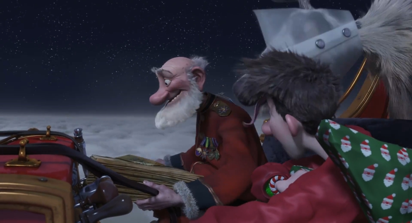 Grand Santa In Film Arthur Christmas