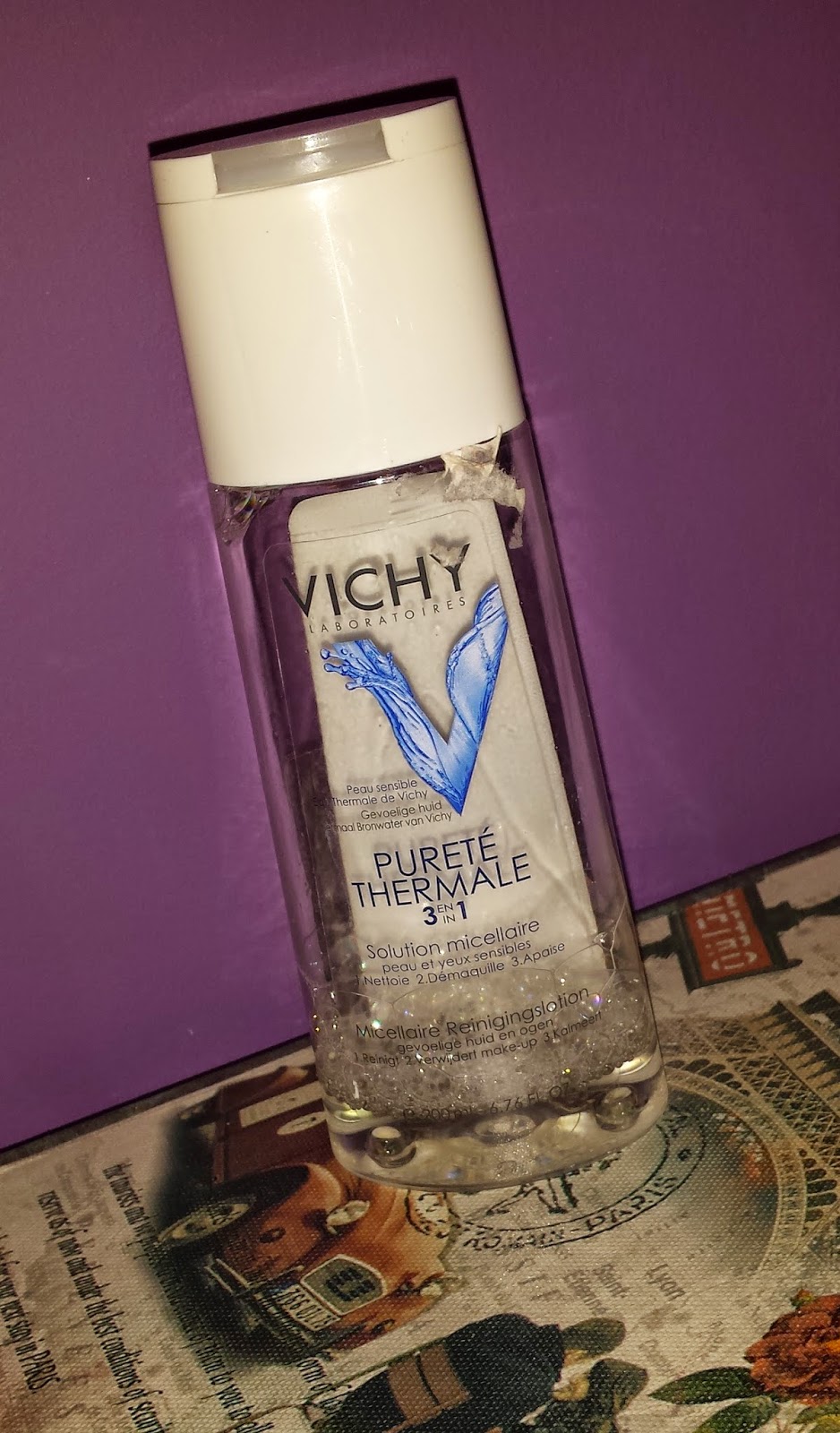VICHY Purete Thermale Soluzione Micellare 3 en 1 (płyn micearny 3w1) | recenzja