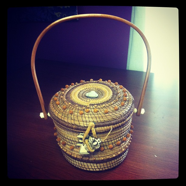 Gloucester Woman Baskets The Buddha Pine Needle Purse My first Purse