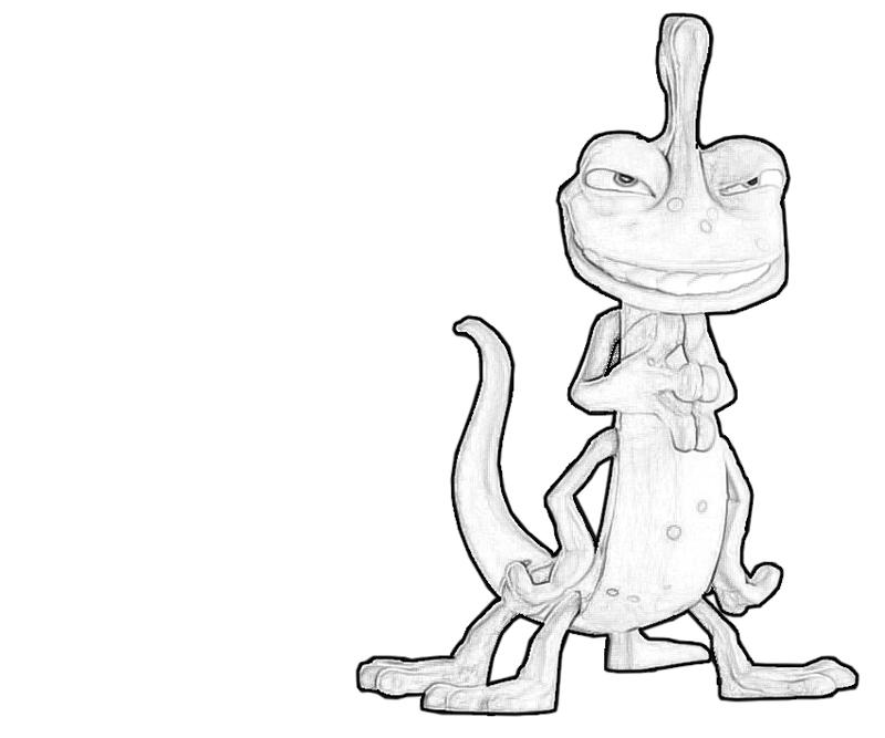 Randall Boggs Smile Coloring Pages randall-boggs-smile-coloring-pages