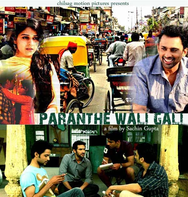 Complete cast and crew of Paranthe Wali Gali (2014) bollywood hindi movie wiki, poster, Trailer, music list - Anuj Saxena and Neha Pawar