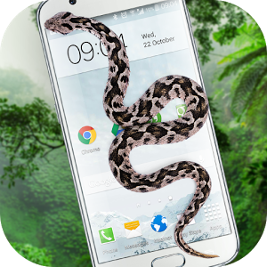 Snake On Screen Phone