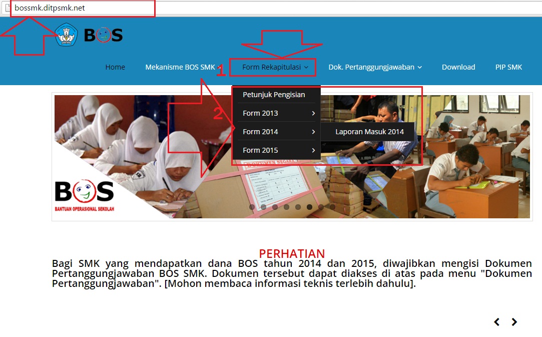 Cara Lapor BOS Online SMK Referensi Dapodikmen