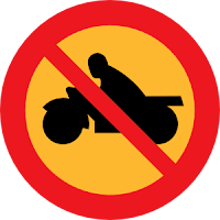 no motorcycles allow sign