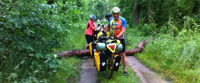 Washington DC to Pittsburgh Bike Ride 2012, portaging bicycles