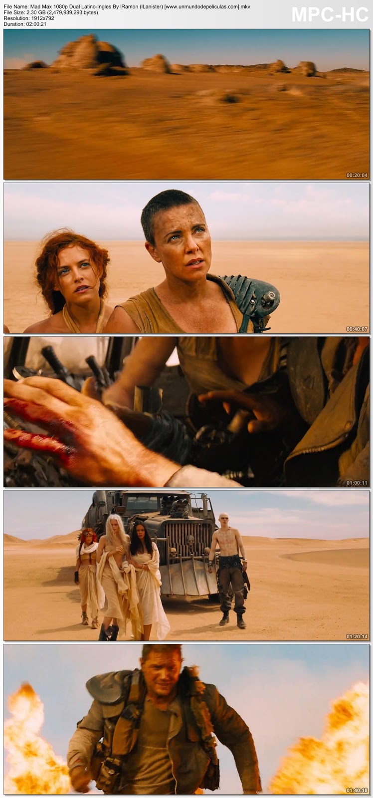 Capturas de la película.