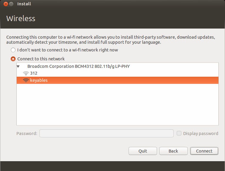 Go Linux Install Ubuntu 13.10 Keyables