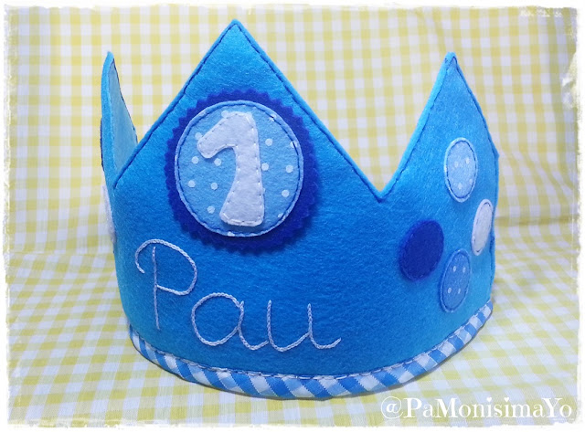 Corona de cumpleaños handmade @pamonisimayo