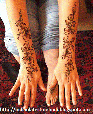 indian simple mehndi tattoos 2013 for arms