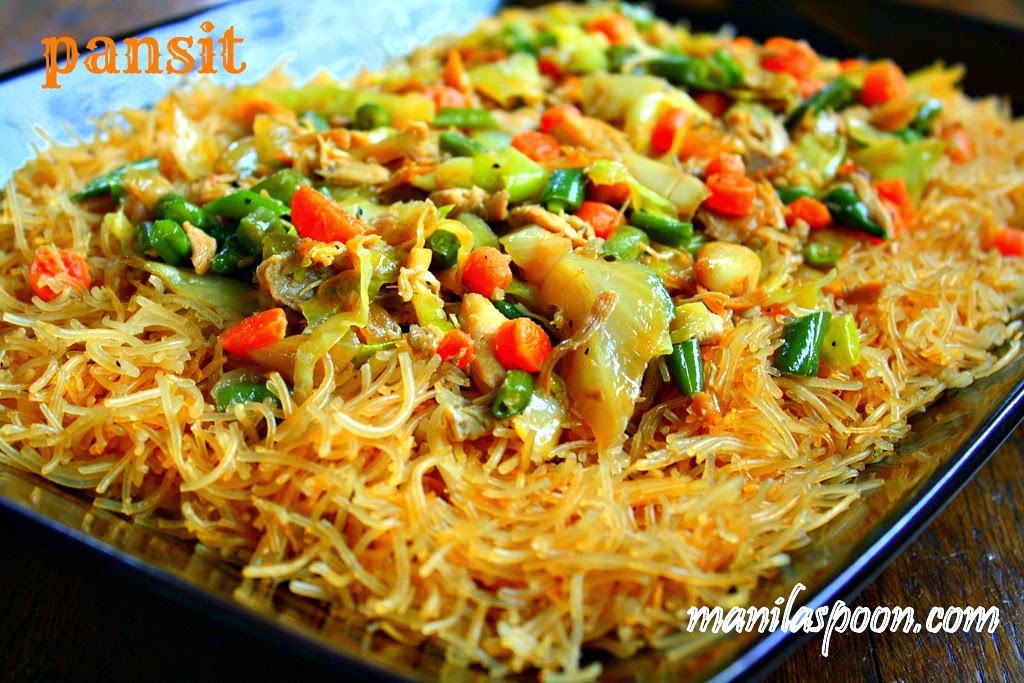 What is a recipe for Filipino pancit?