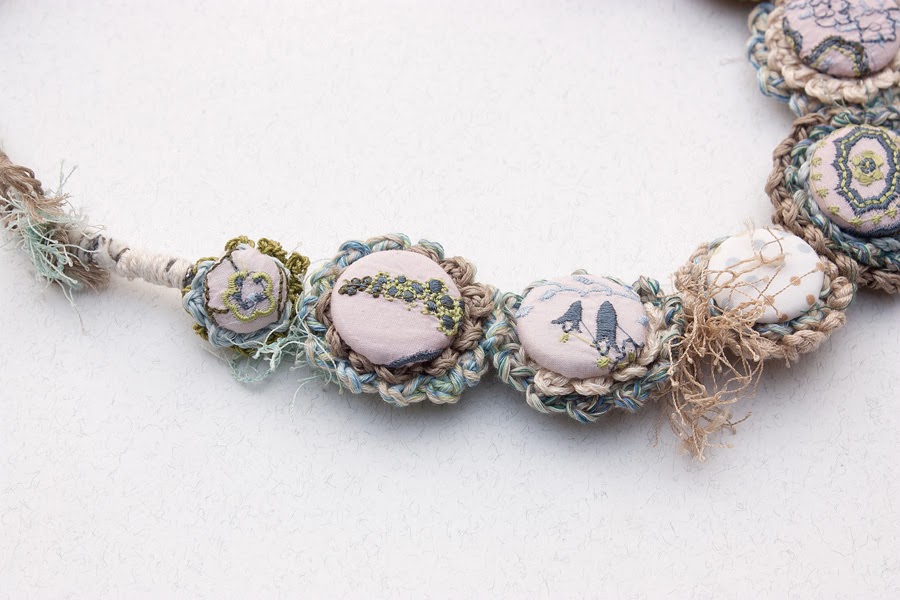 rRradionica In the garden . Handmade necklace