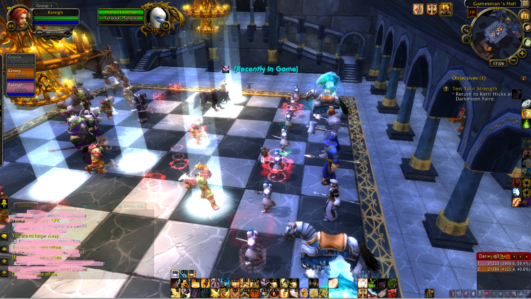 Adventures of the Hex Machine What is going on with Karazhan chess?