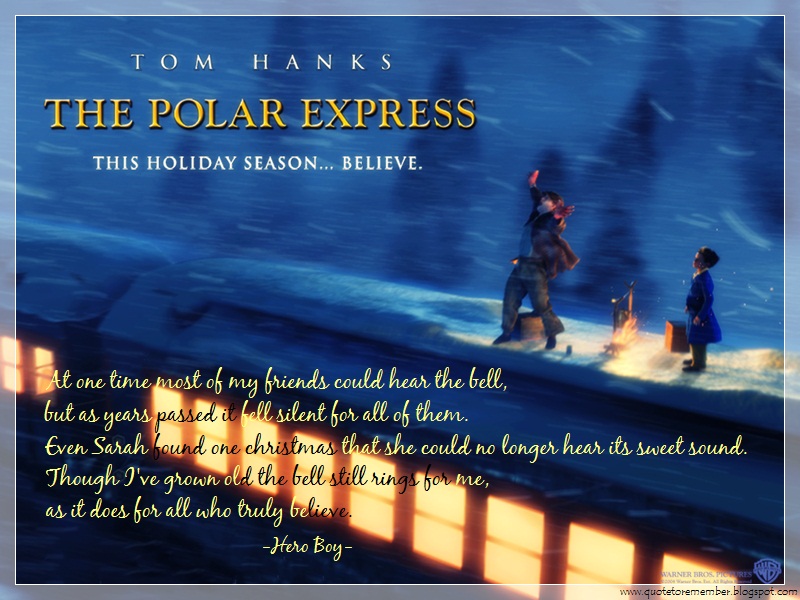 Christmas Quotes From Polar Express. QuotesGram