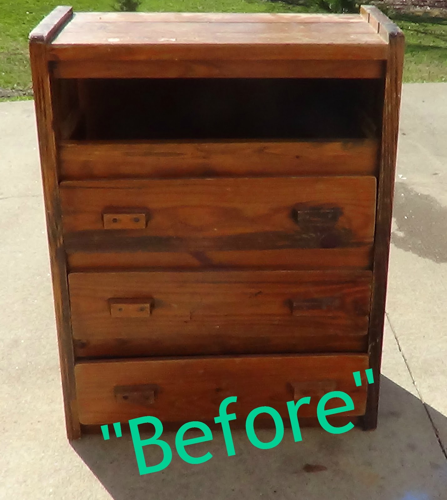 That's Not Junk...Refurbished Recycled Furniture "Curb Alert" Chest of
