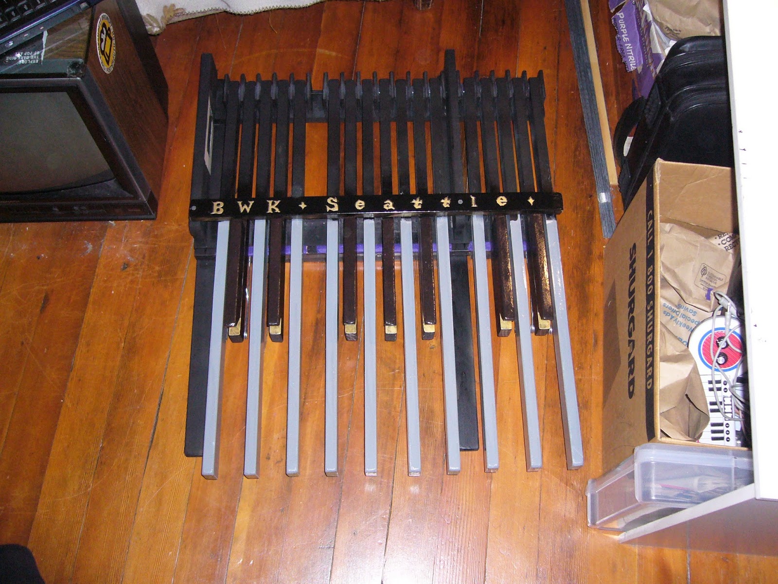 pedalboard for digital pipe organ June 2013