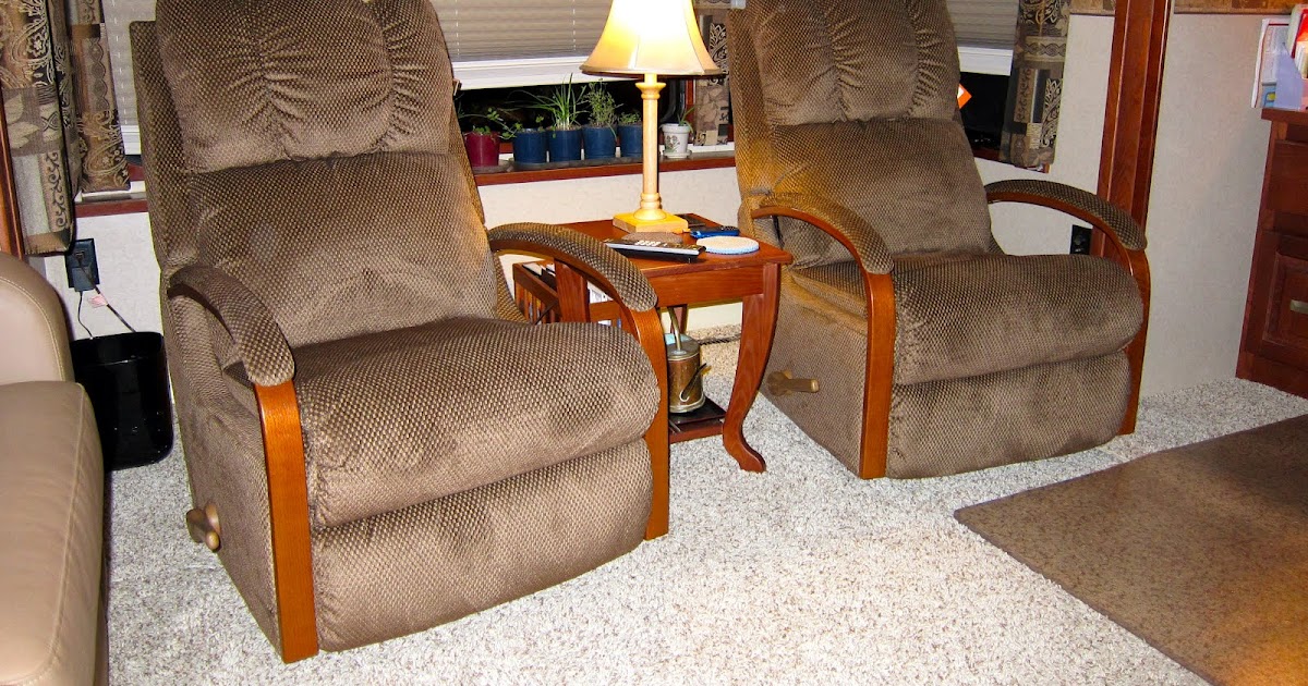 Our RV Adventures NEW RECLINERS FOR THE FIFTH WHEEL