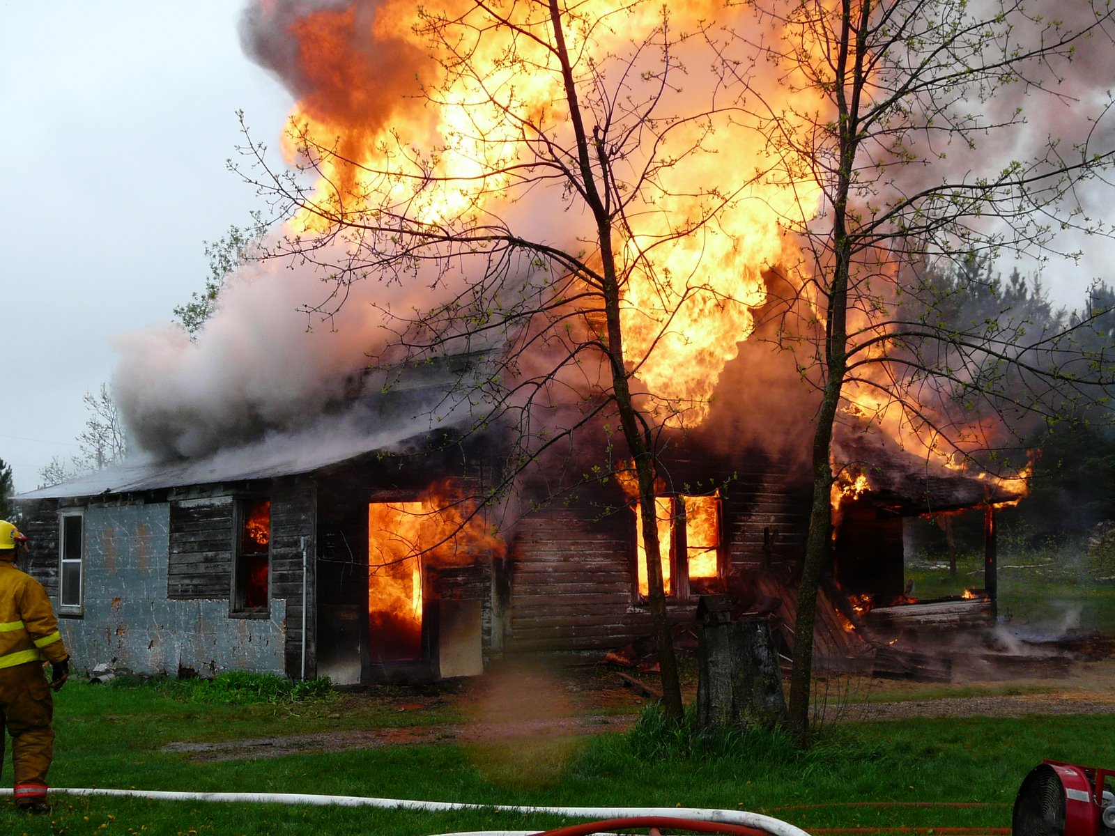 Compass Rose: Burning Down The House-Our local volunteer fire