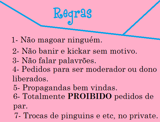 Regras do xat