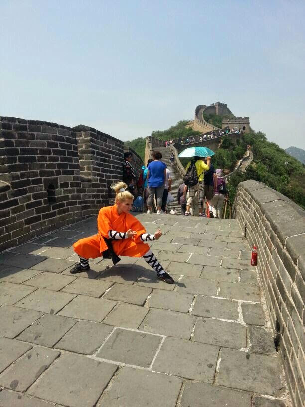 Shifu Paty Lee en Shaolin y Wudang  China 2014