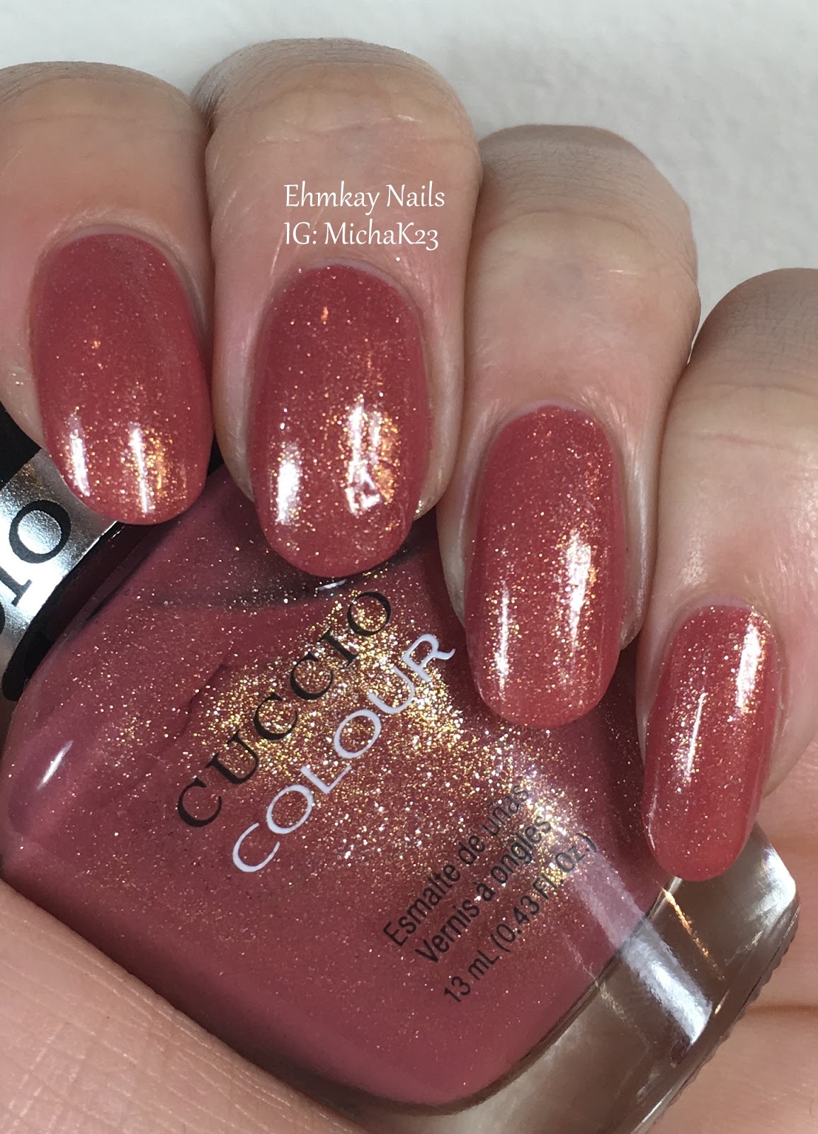 ehmkay nails Cuccio Colours Nudetrals Collection Swatches and Review