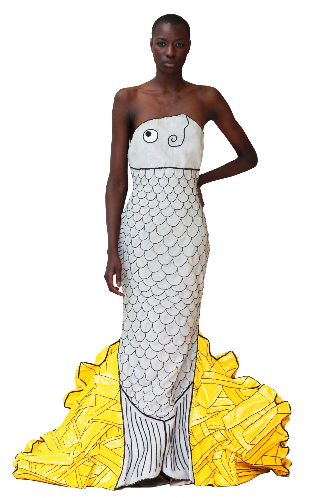 fish inspired dresses