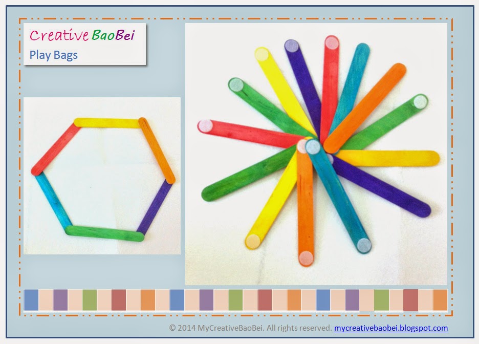 H0005 [HANDMADE] Velcro Craftstick Challenge Game
