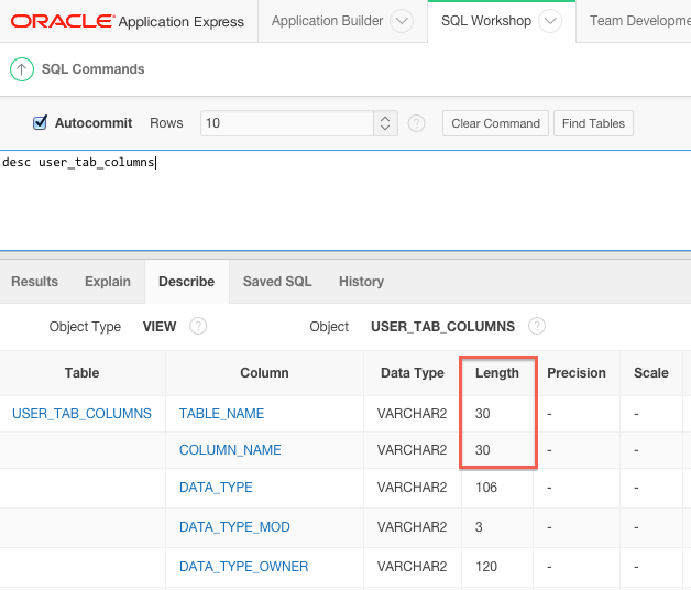 ORA00001 Unique constraint violated Longer names coming to Oracle?
