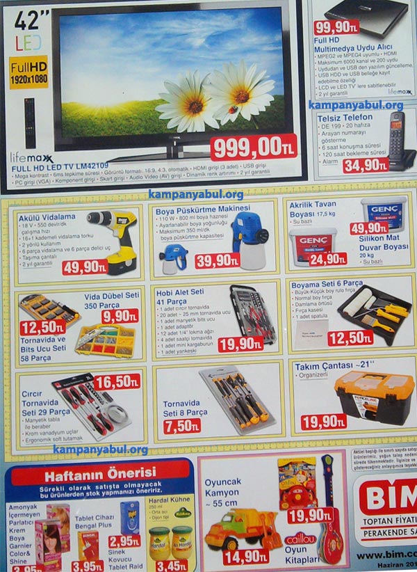 Bimde Bu Hafta Bimde Bu Hafta Aktüel Ürünler ( 1 Haziran )Bim de Bu