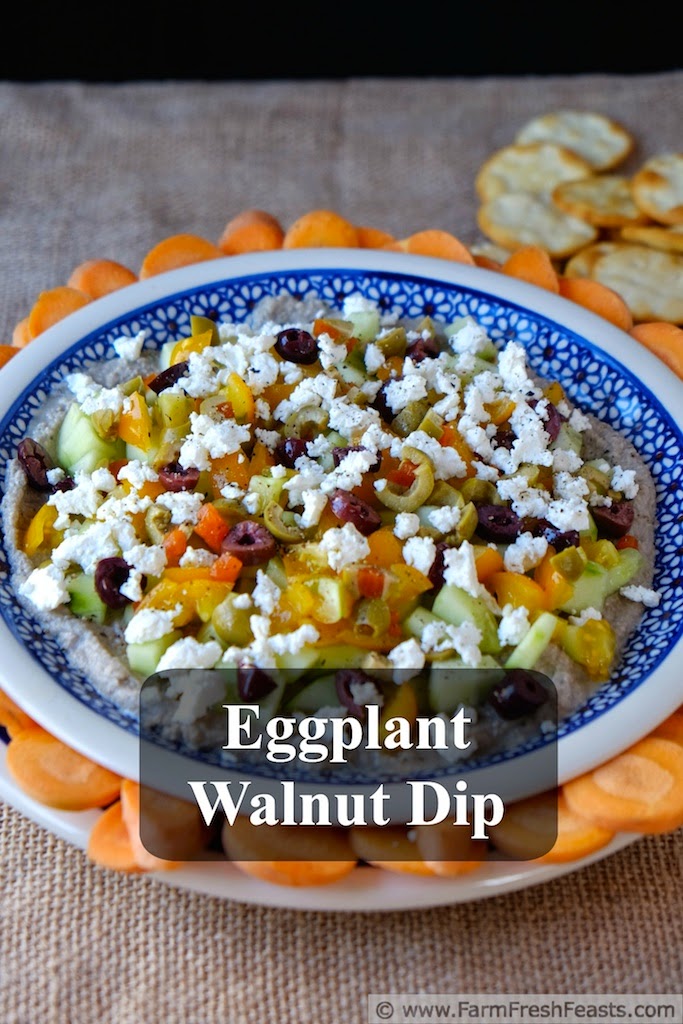 Farm Fresh Feasts Eggplant Walnut Dip