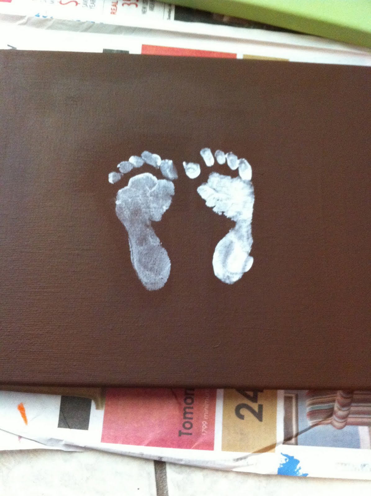 Pinklets Baby Handprints... seriously?!