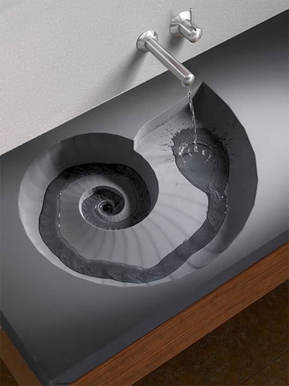 junikon snail design for the bathroom