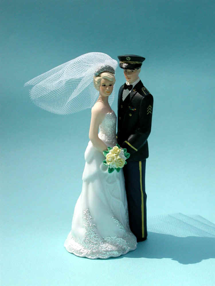 Army Bride And Groom Cake Topper Army Bride And Groom Cake Topper