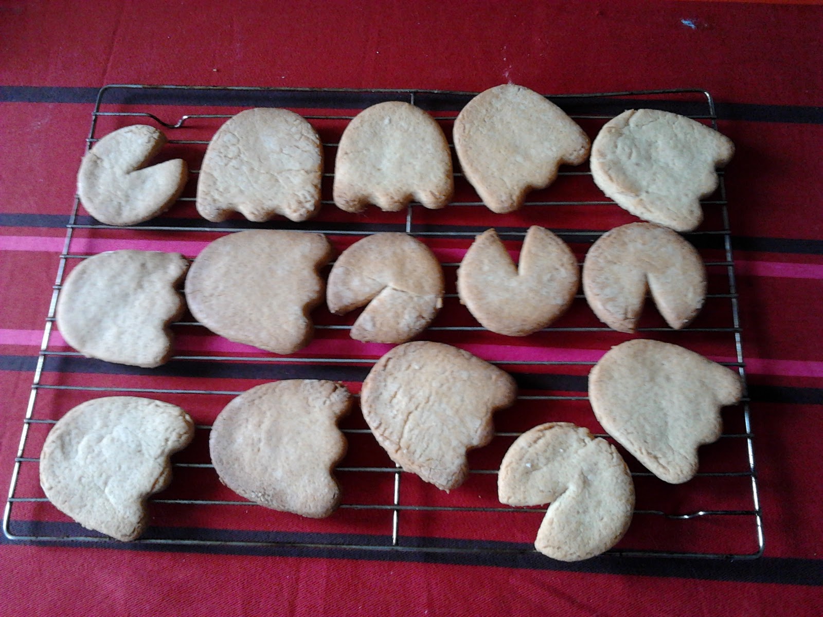 pacman biscuits