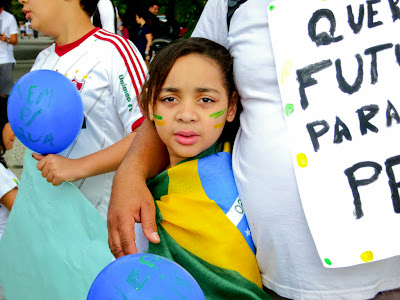 Protesto das Crianças, Aterro do Flamengo, Rio de Janeiro.