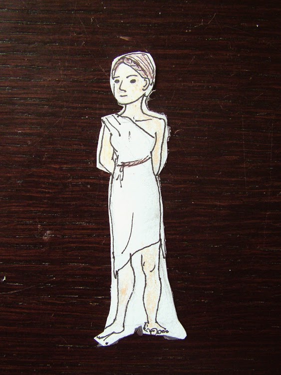 small world land: Greek Goddess Paper Dolls