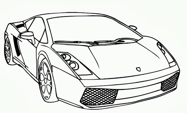 Lamborghini Cars Coloring Pages To Print – Colorings.net