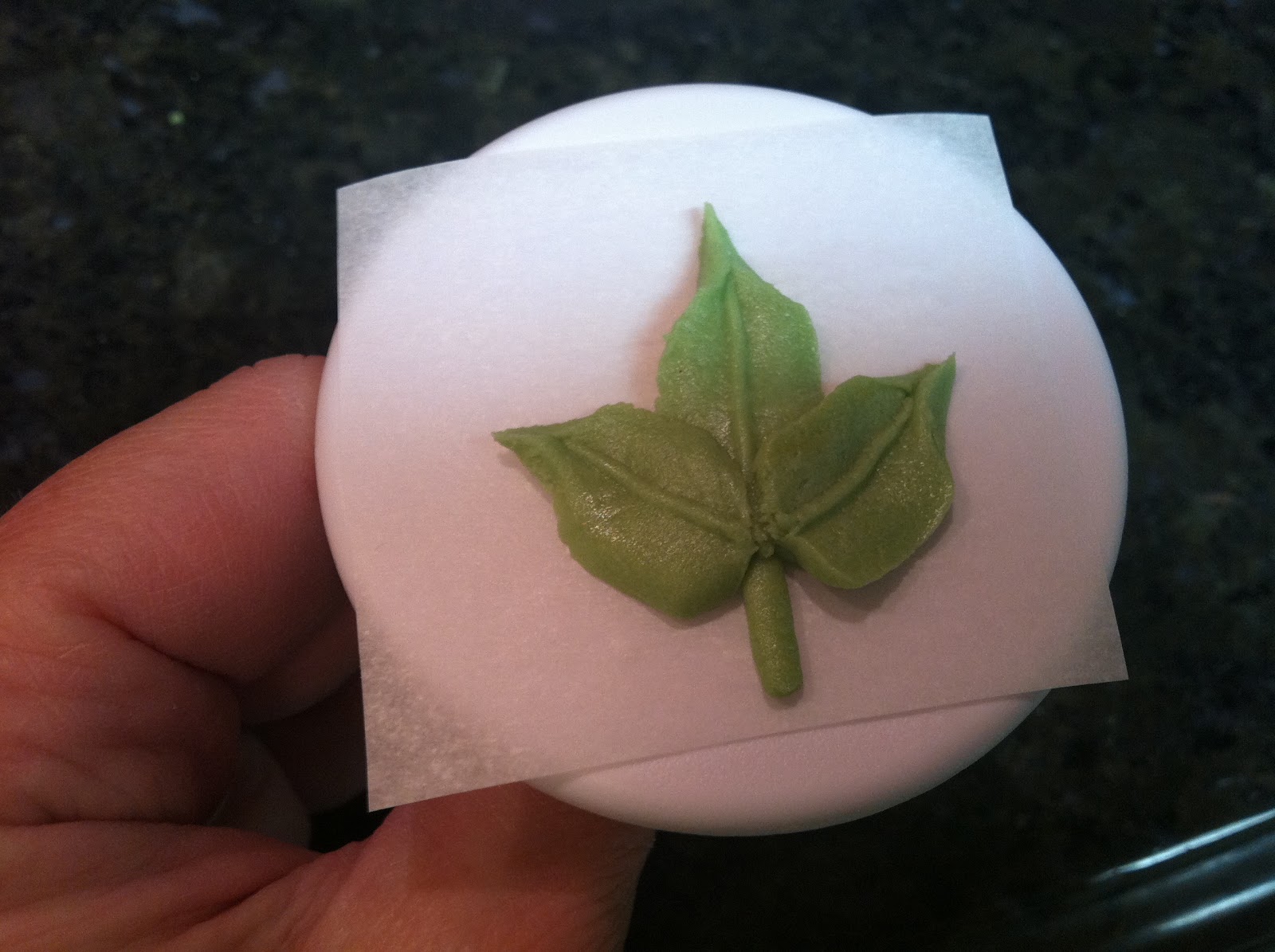 The Iced Queen Royal Icing Sycamore Leaf