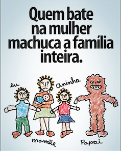 VIOLÊNCIA CONTRA A MULHER É CRIME!