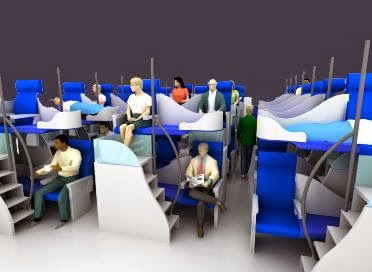 Economy Class Bunk Bed Concept Economy Class Bunk Bed Concept
