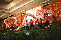 ksatria lion dragon dance troupe surabaya - liong