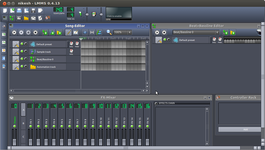 Free CrossPlatform Linux MultiMedia Studio (LMMS) Linux Blog