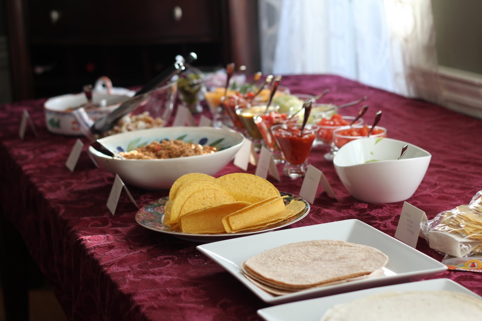 Food to Run For: Taco Bar Party