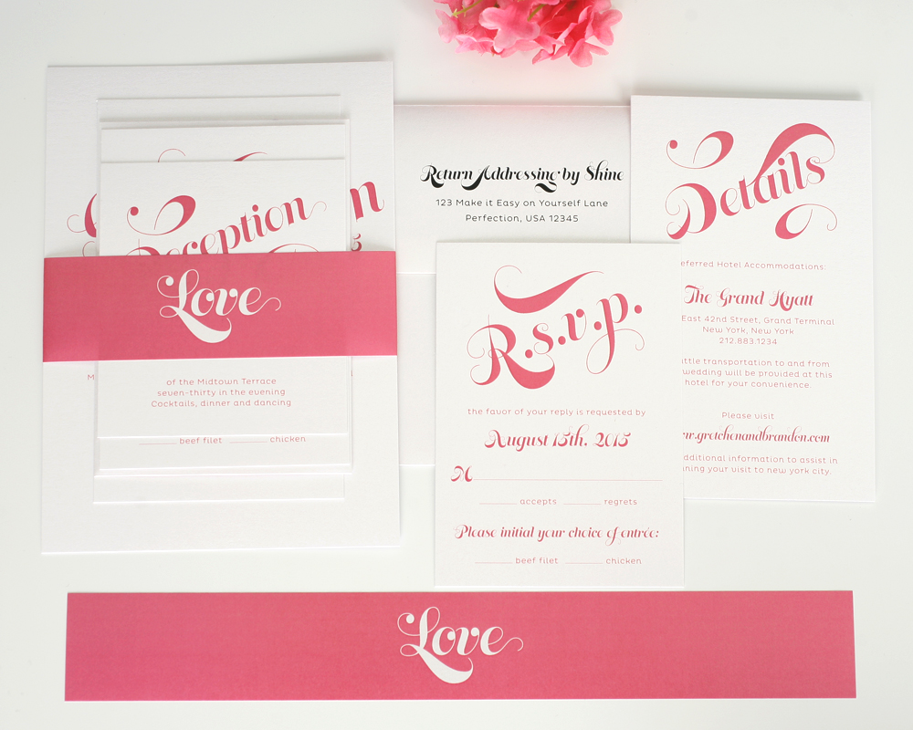 Wedding Wedding Invitation Packages heart wedding invitations