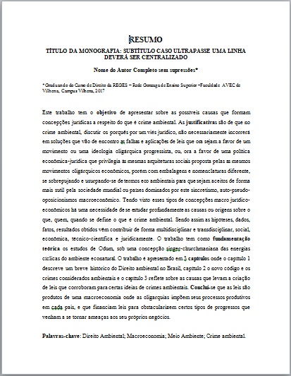 7º PRE-TEXTUAL7 RESUMO Monografia AVEC 2015