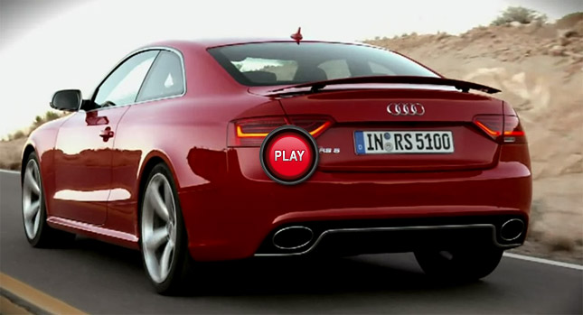 The RS5 is motivated by a 42liter V8 that delivers 450 horsepower and is