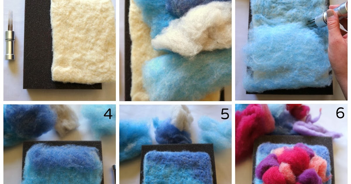 Good Natured The Making of a Felt Painting